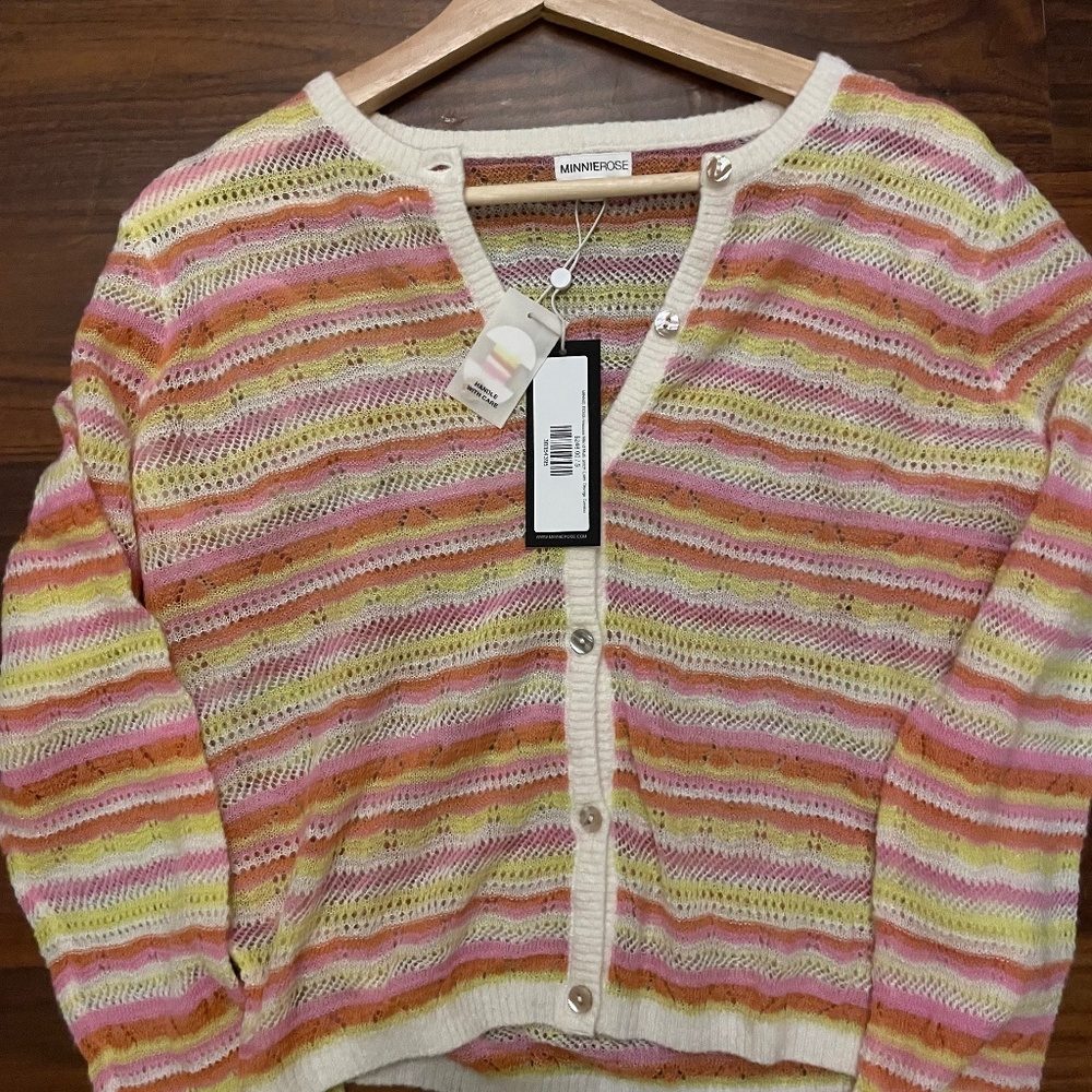 BNWT Minnie Rose cardigan size s